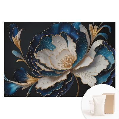 Tapet fotografic pe material nețesut Eleganța și prospețimea florilor mari