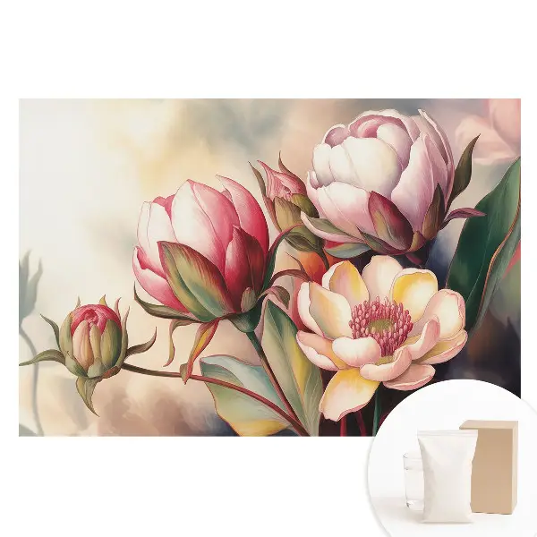 Tapet nețesut cu model floral Armonia naturii