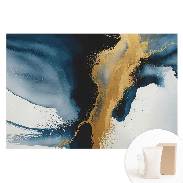 Tapet nețesut cu model abstract de culori și contraste