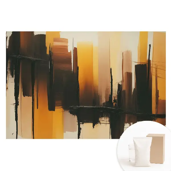 Tapet nețesut cu model abstract cu dungi verticale