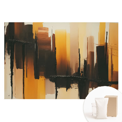 Tapet nețesut cu imprimeu Abstractizarea dungilor verticale