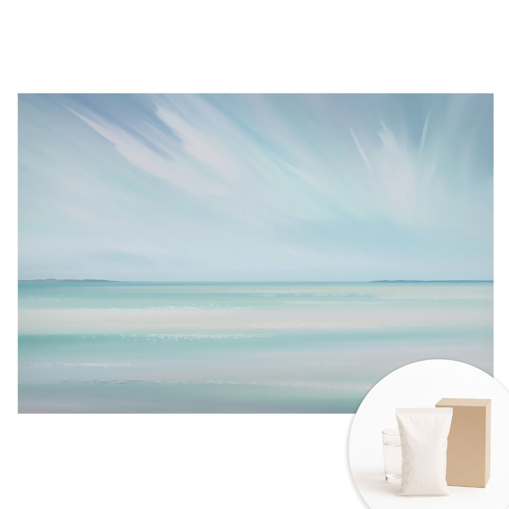 Tapet fotografic nețesut Armonie pastelată a cerului și a mării