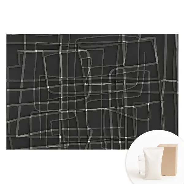 Tapet fotografic din material nețesut cu model geometric pe fundal întunecat