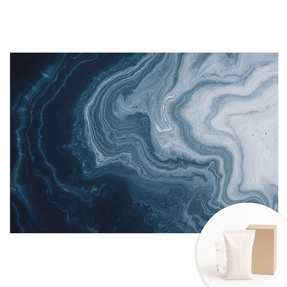 Tapet nețesut cu imprimeu Valuri abstracte de marmură