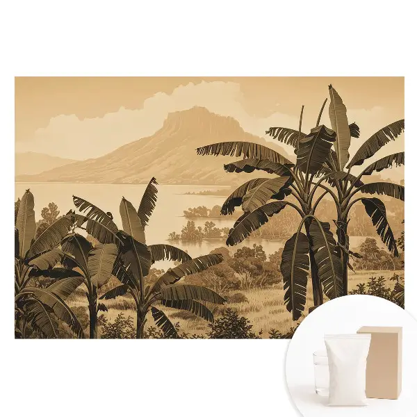 Tapet fotografic din material nețesut cu peisaj tropical armonios
