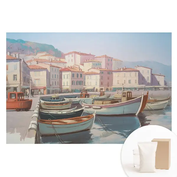 Tapet fotografic din material nețesut cu design Marina clasică, calmă și simetrie