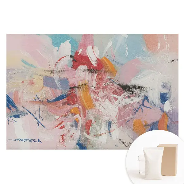 Tapet fotografic din material nețesut cu linii abstracte colorate