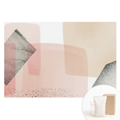 Fototapet cu imprimeu pe material nețesut Geometria subtilă a formelor pastelate