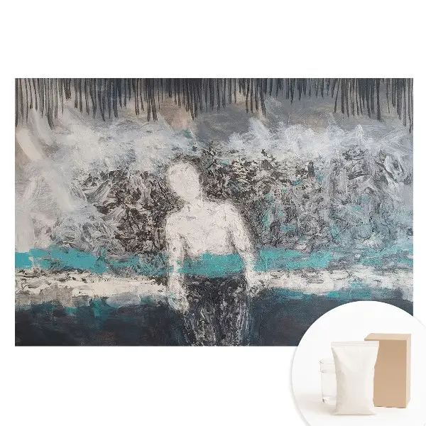 Tapet nețesut cu model abstract haotic