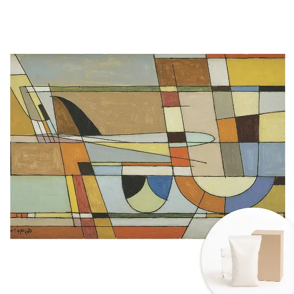Tapet fotomural nețesut cu forme geometrice abstracte