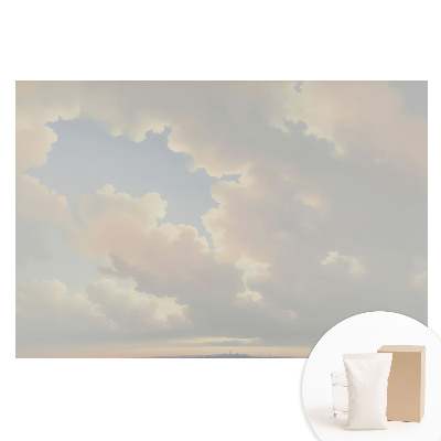 Tapet fotografic din material nețesut cu design de cer decorativ cu nori