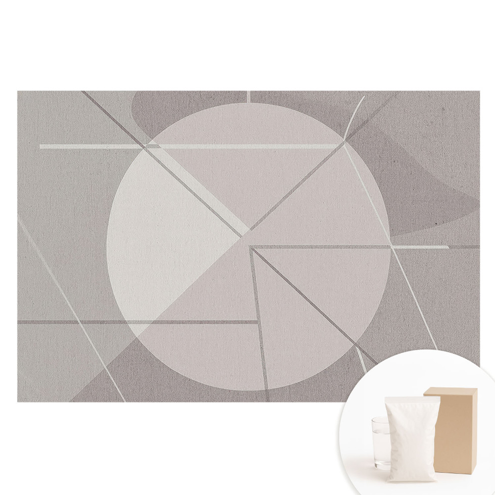 Tapet foto pe material nețesut Abstracție geometrică în culori discrete