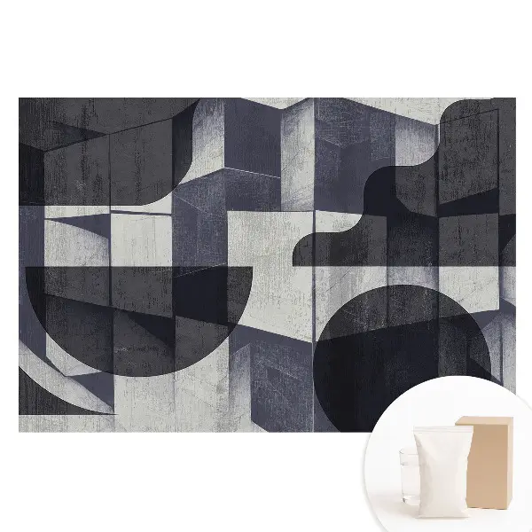 Fototapet din material nețesut cu model de abstracție geometrică și design modern
