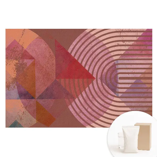 Fototapet din material nețesut cu model geometric Energia culorii
