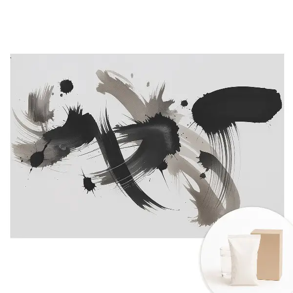 Tapet fotomural din material nețesut cu linii dinamice abstracte expresive