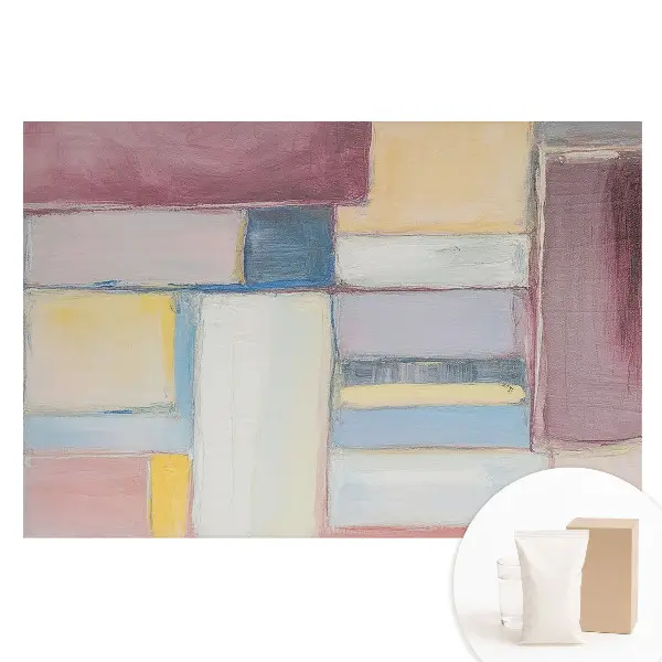 Fototapet din material nețesut cu model de dreptunghiuri colorate