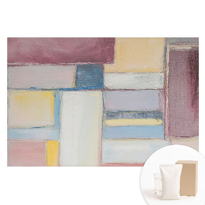 Fototapet din material nețesut cu model de dreptunghiuri colorate