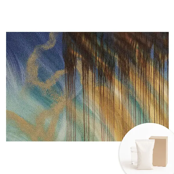 Tapet nețesut cu model abstract și linii colorate