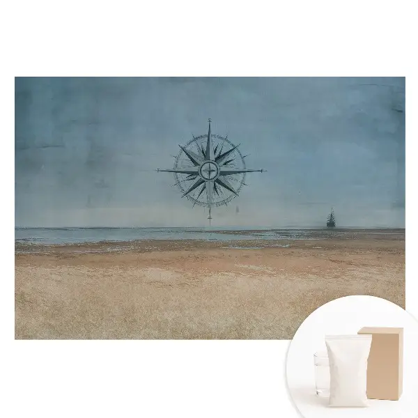 Tapet fotomural nețesut Busolă pe mare