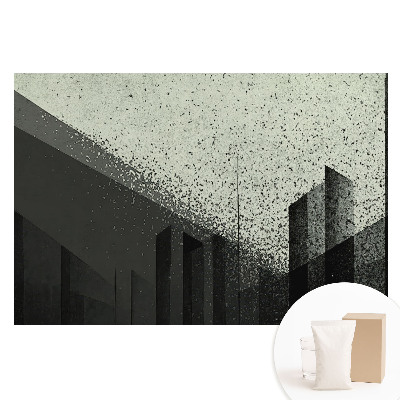 Tapet foto mare pentru perete cu motiv de abstracție urbană modernă