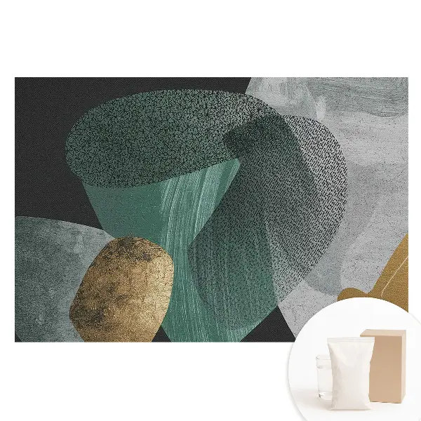Fototapet din material nețesut cu model geometric modern și minimalist