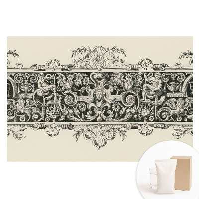 Tapet nețesut cu imprimeu Simetrie mitologică, eleganță clasică