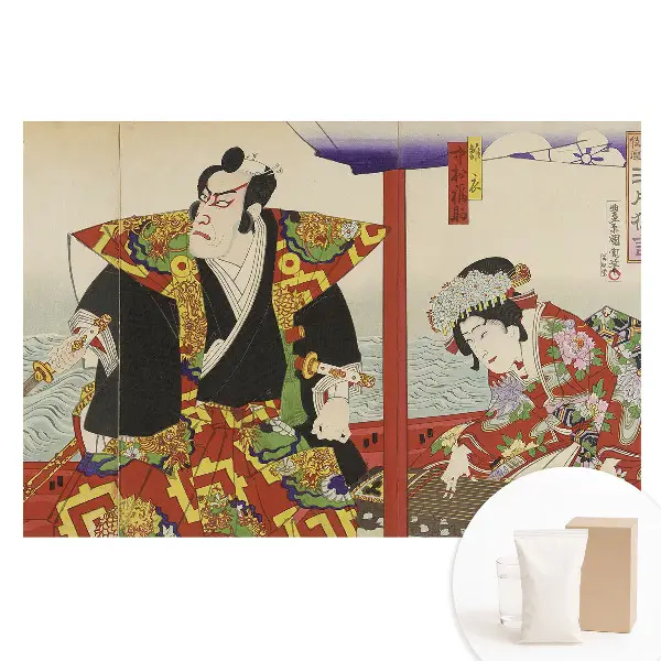 Tapet foto din material nețesut cu model de artă tradițională japoneză