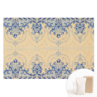 Tapet foto pe material nețesut Model ornamental clasic, albastru elegant