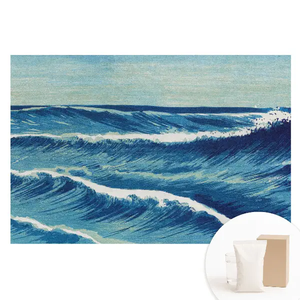Tapet fotomural pe material nețesut cu design de valuri marine clasice