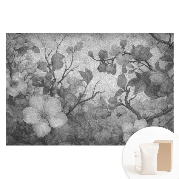 Tapet fotomural pe material nețesut cu design de florărie clasică elegantă