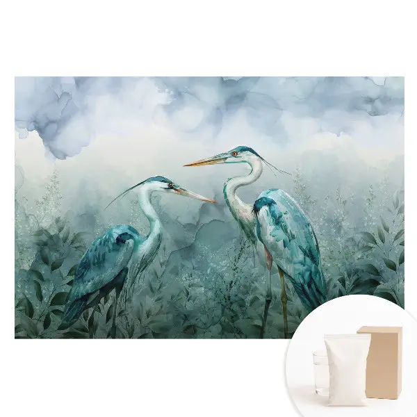 Tapet fototapet nețesut cu design reprezentând păsări în natură