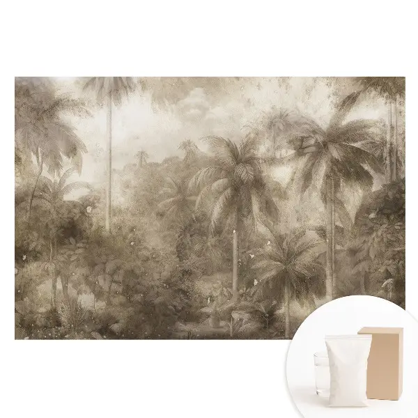 Fototapet din material nețesut cu imprimeu Junglă tropicală vintage