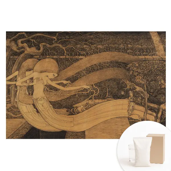 Fototapet din material nețesut Natura Mistică Art Nouveau