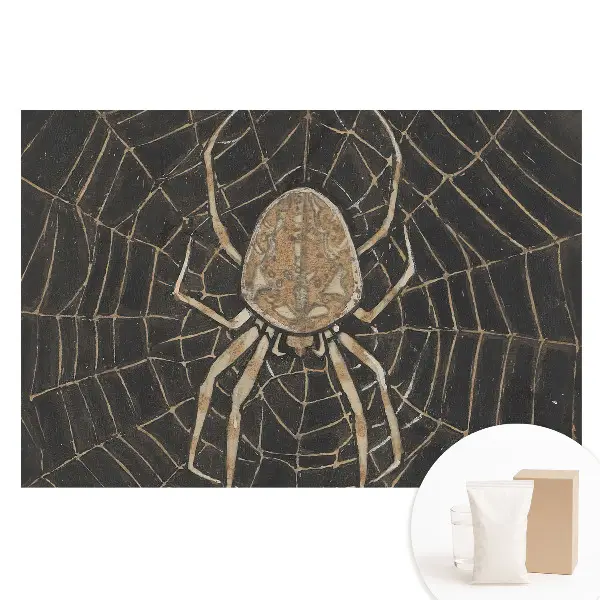Tapet fotomural din material nețesut cu design clasic de pânză de păianjen simetrică