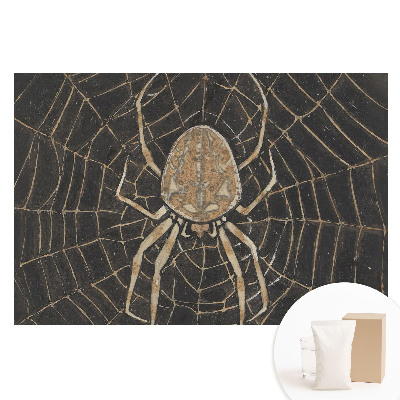 Tapet fotomural din material nețesut cu design clasic de pânză de păianjen simetrică