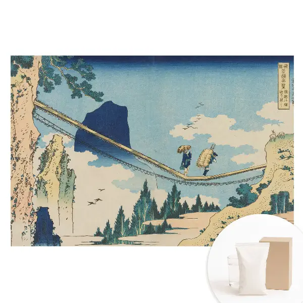 Tapet nețesut cu imprimeu Peisaj tradițional japonez