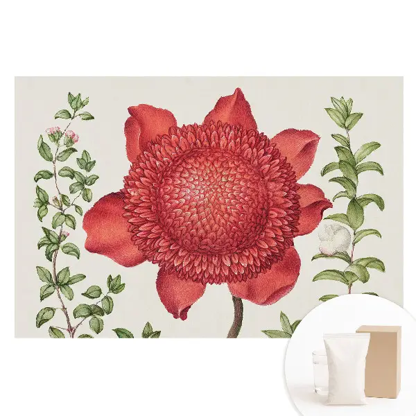Fototapet din material nețesut cu imprimeu floral