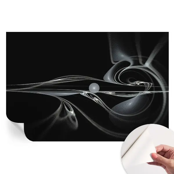 Fototapet modern pentru sufragerie cu model de conducte de fluid