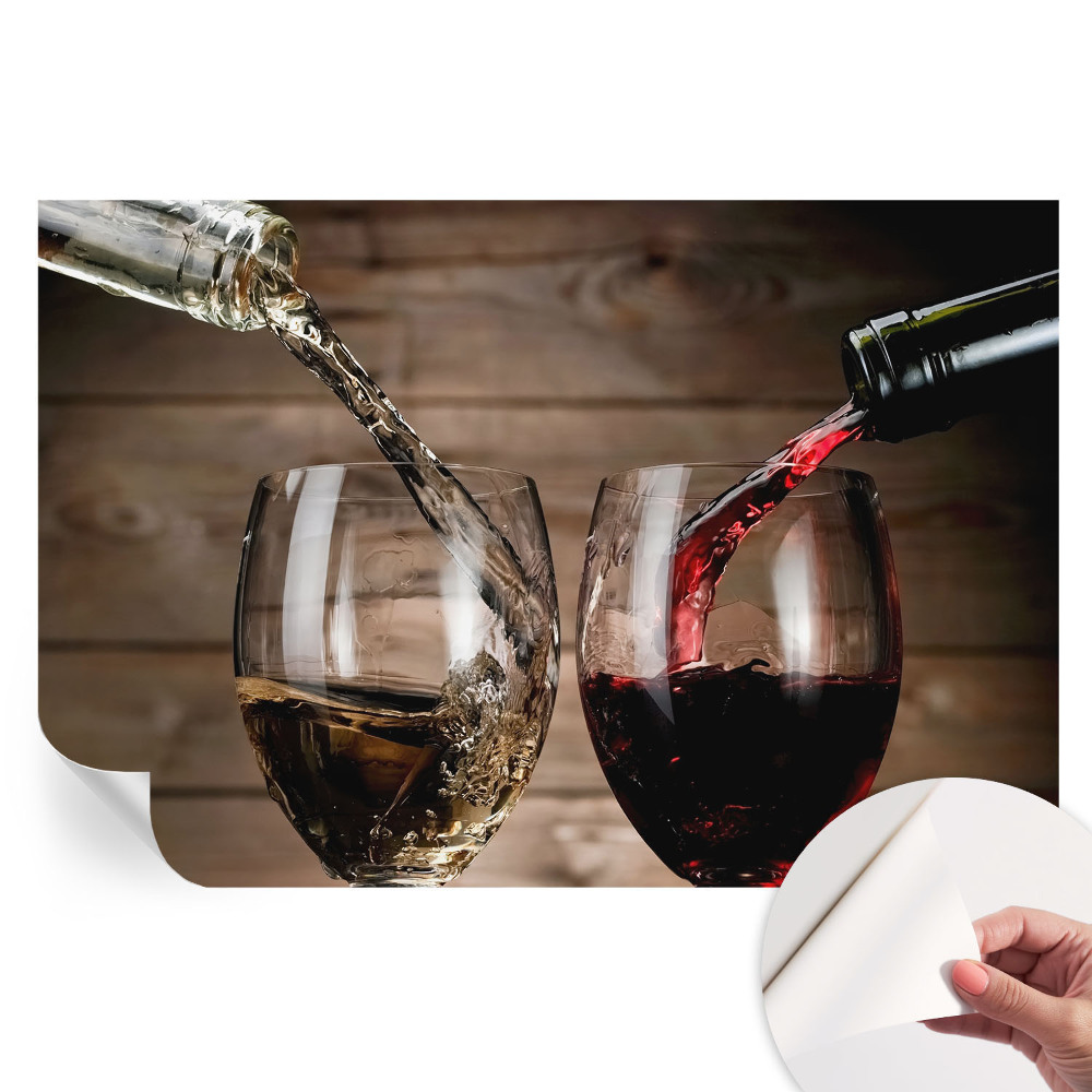 Fototapet autoadeziv Pahare de vin