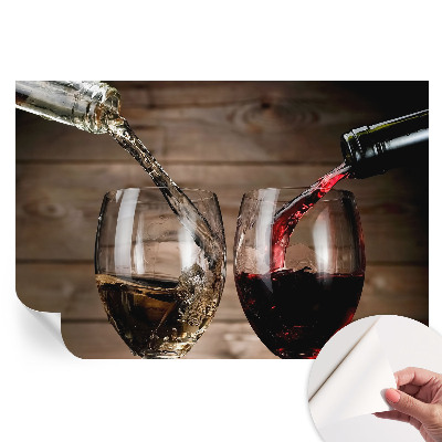 Fototapet autoadeziv Pahare de vin
