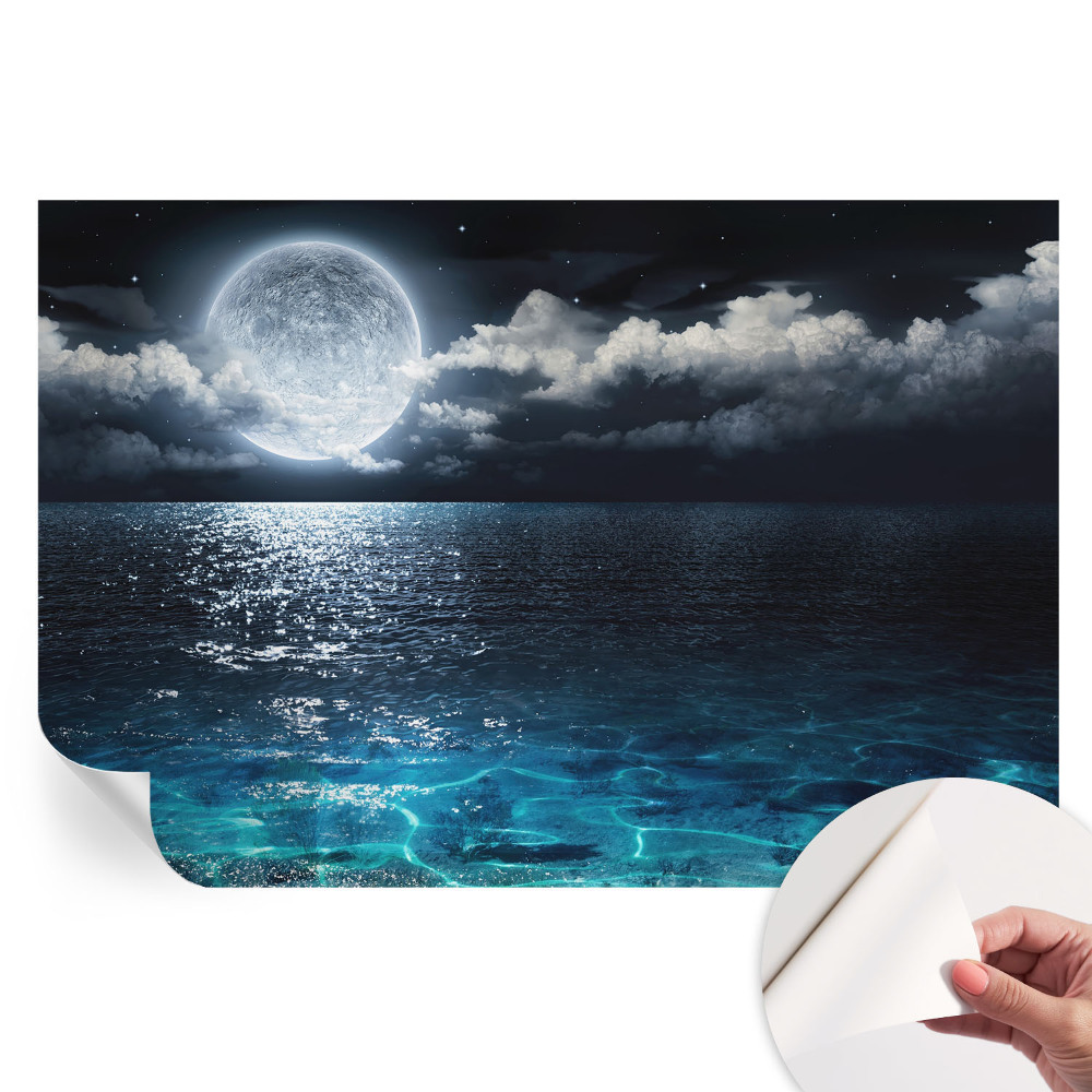Fototapet autoadeziv pentru dormitor Marea de noapte