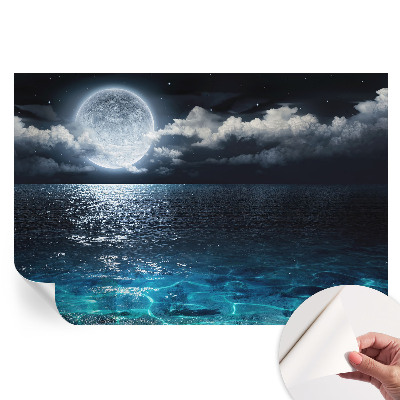 Fototapet autoadeziv pentru dormitor Marea de noapte