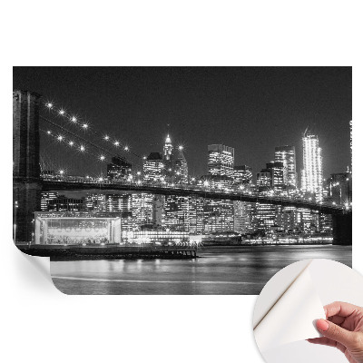 Tapet autoadeziv pentru camera de zi Panoramă nocturnă