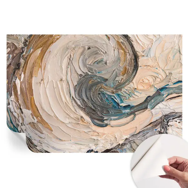 Fototapet autoadeziv cu model de vârtejuri colorate
