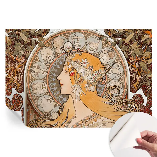Fototapet autoadeziv pentru dormitor Eleganța zodiacală