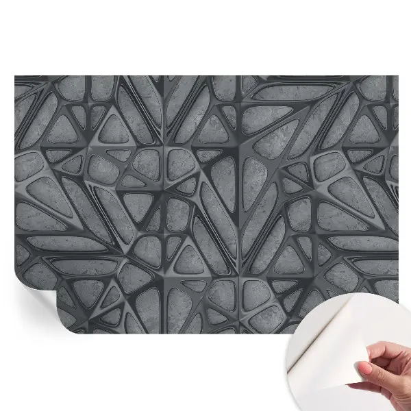 Tapet autoadeziv pentru camera de zi cu modele geometrice