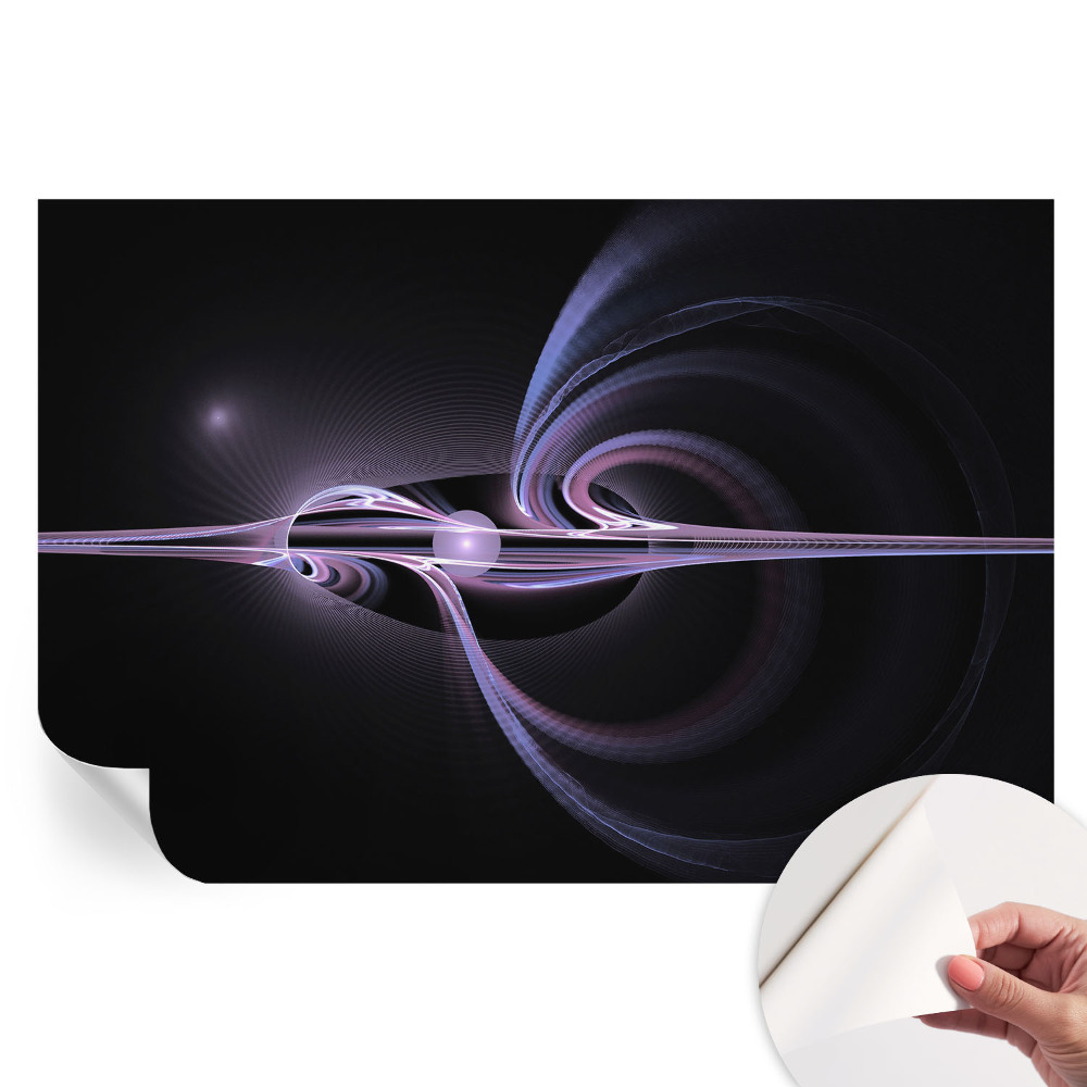 Tapet autoadeziv Abstracție cosmică pentru camera de zi
