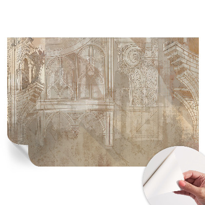 Fototapet autoadeziv pentru dormitor Ornamente istorice