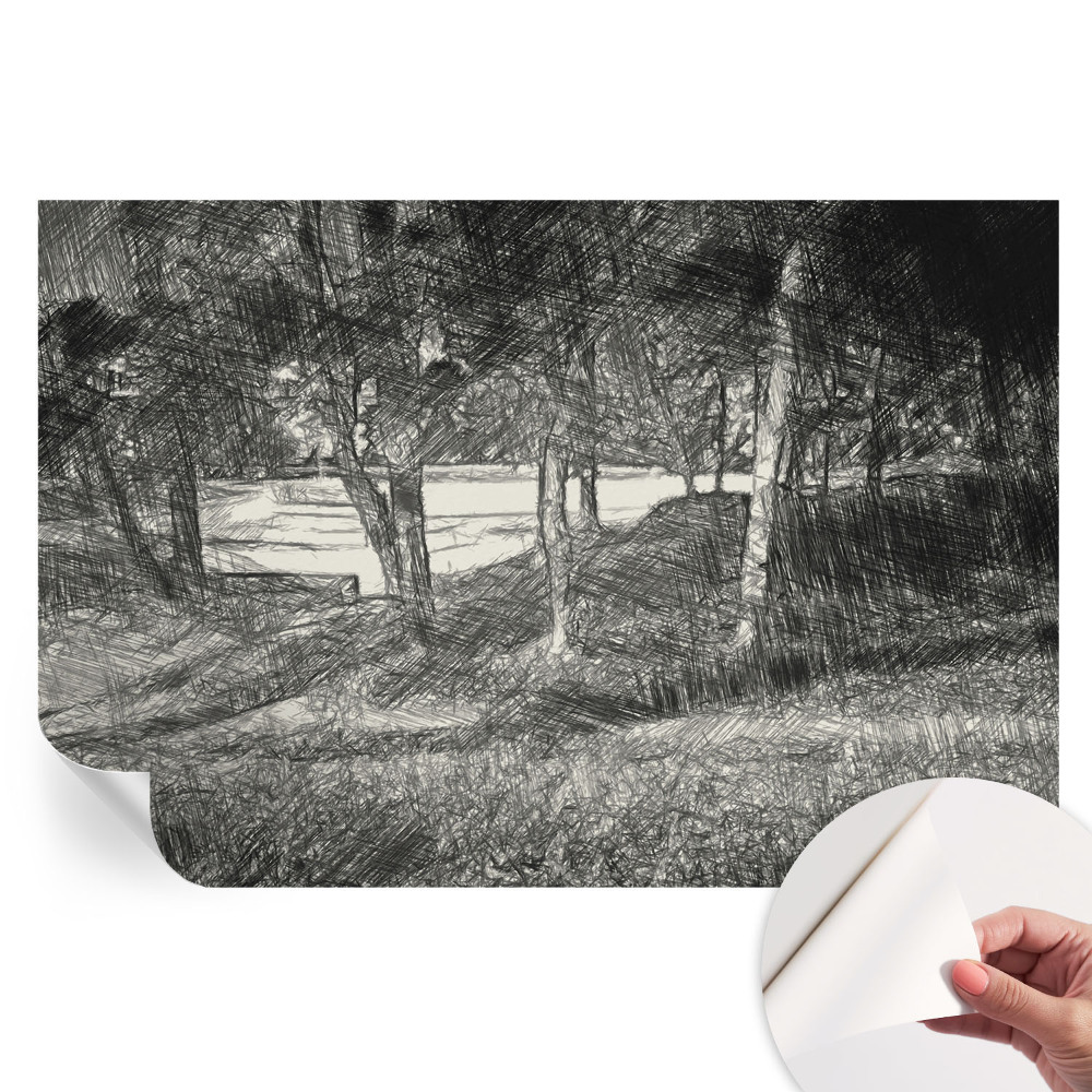 Tapet fotografic autoadeziv Un peisaj liniștit