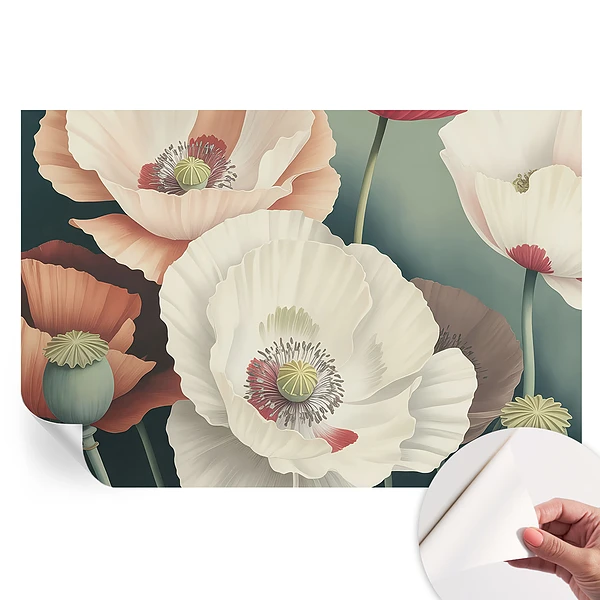 Tapet fotografic autoadeziv Frumusețe florală